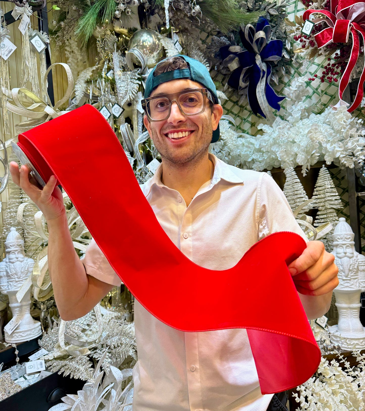 Outdoor RED Velvet Ribbon