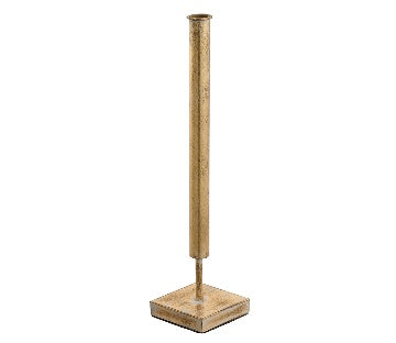 19.5" Metal Tube Holder with Plate