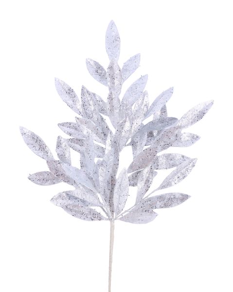 23.5" Silver Bay Leaf Spray