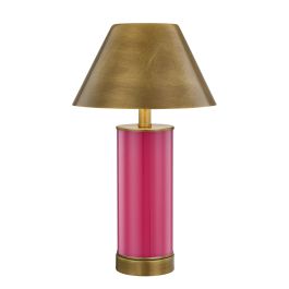 Molly LED Rechargeable Portable Table Lamp - Fuschia Rose