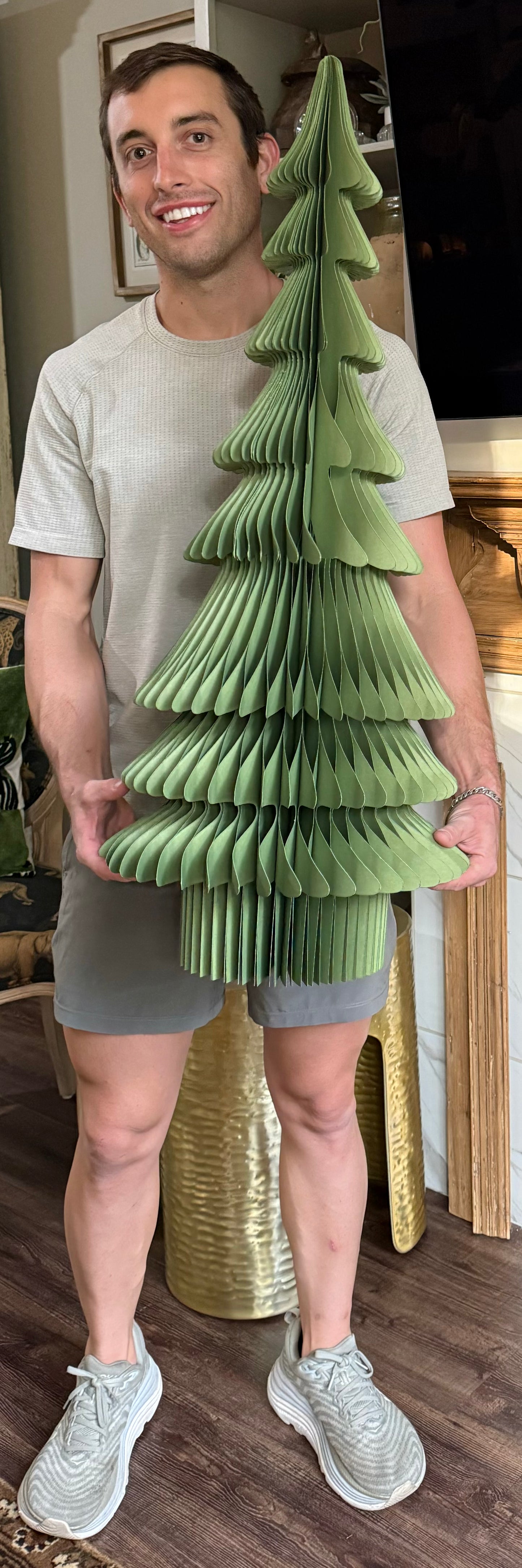 Paper Decorative Tree -
Green - 36 in