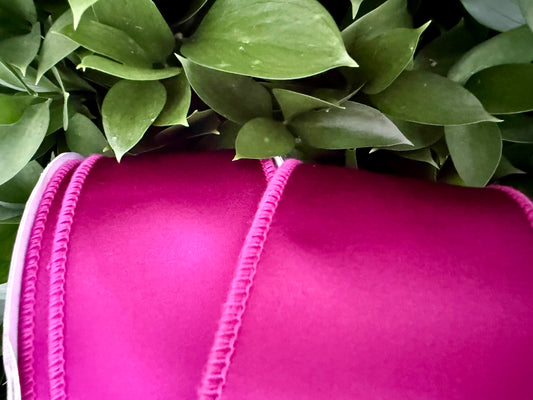 JME heavy wired ribbon. PURPLE Solid Satin