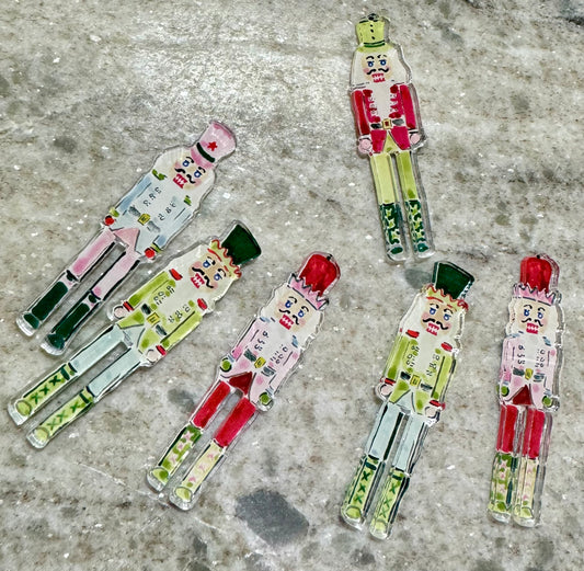 Nutcracker drink markers. Set of 6.