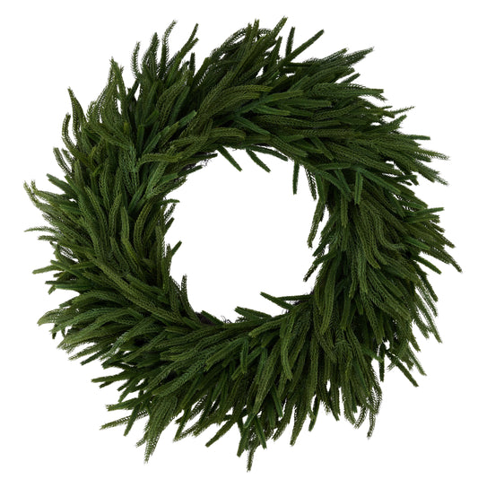 30"Dia R/T Mixed Ming Pine Wreath