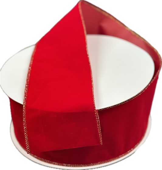 Outdoor/Indoor Red 4 Inch by 50 Yard Peva Ribbon